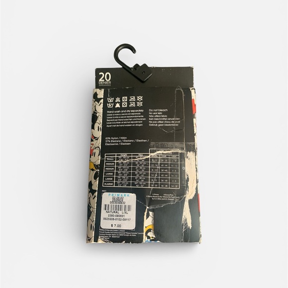 Disney Fashion Tights with Minnie Mouse Design Sz L/XL - Picture 2 of 2